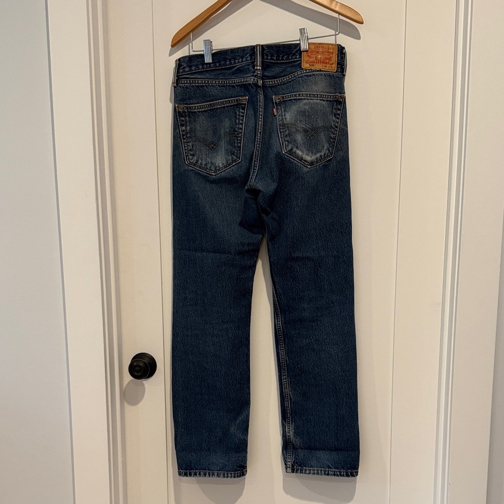 Levi's Dark Blue Straight Jeans